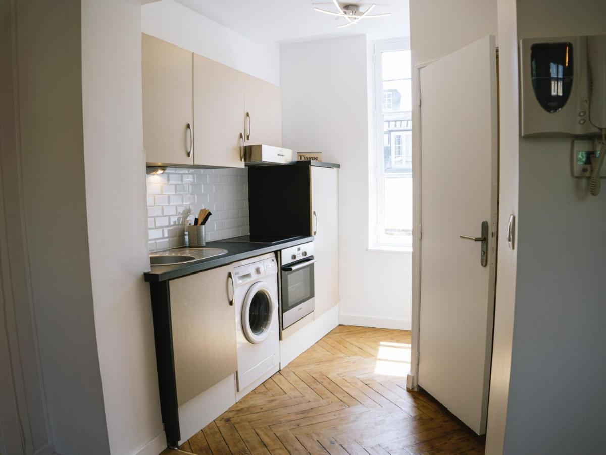Ferienwohnung Superbe T2 Avec Vue Sur Cour - Rouen Centre Exterior foto